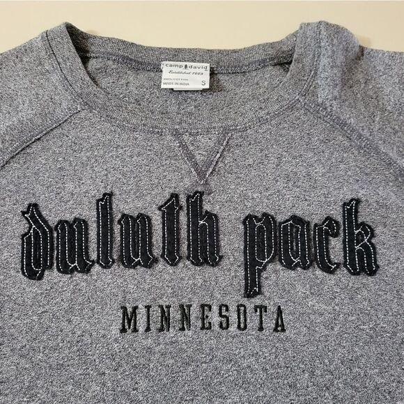 Duluth Pack Women's Black Marled Crewneck Long Sleeve Pullover - Picture 7 of 11